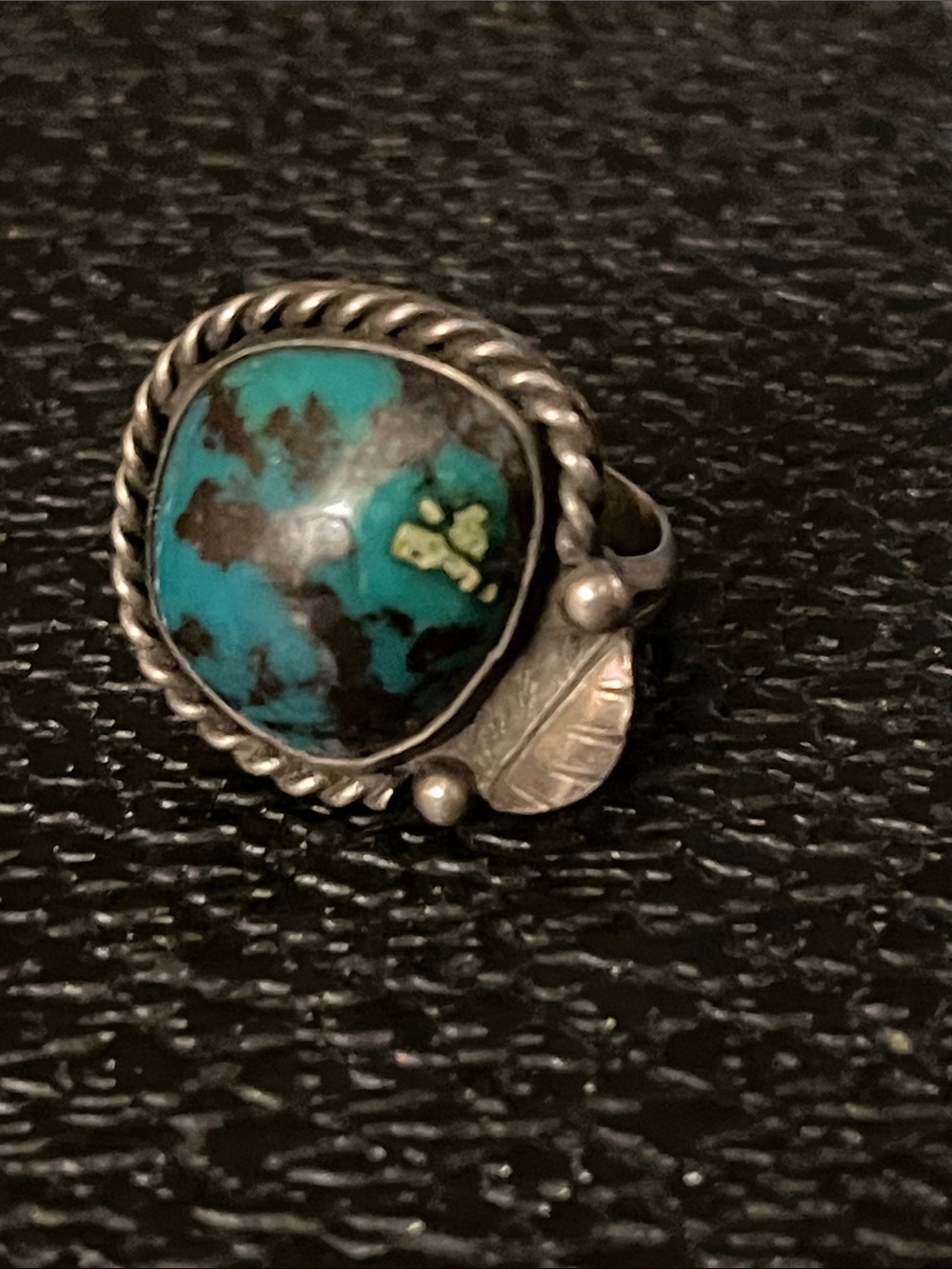 Vintage Native American Turquoise ring size 7